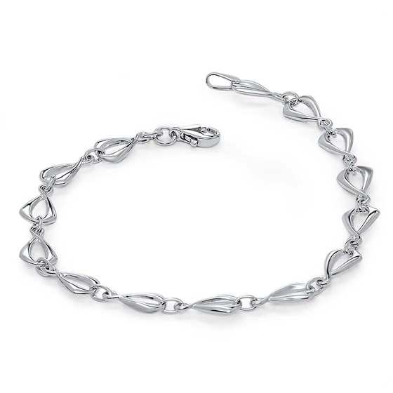 14k White Gold Polished Link Bracelet 14k White Gold Polished Link Bracelet